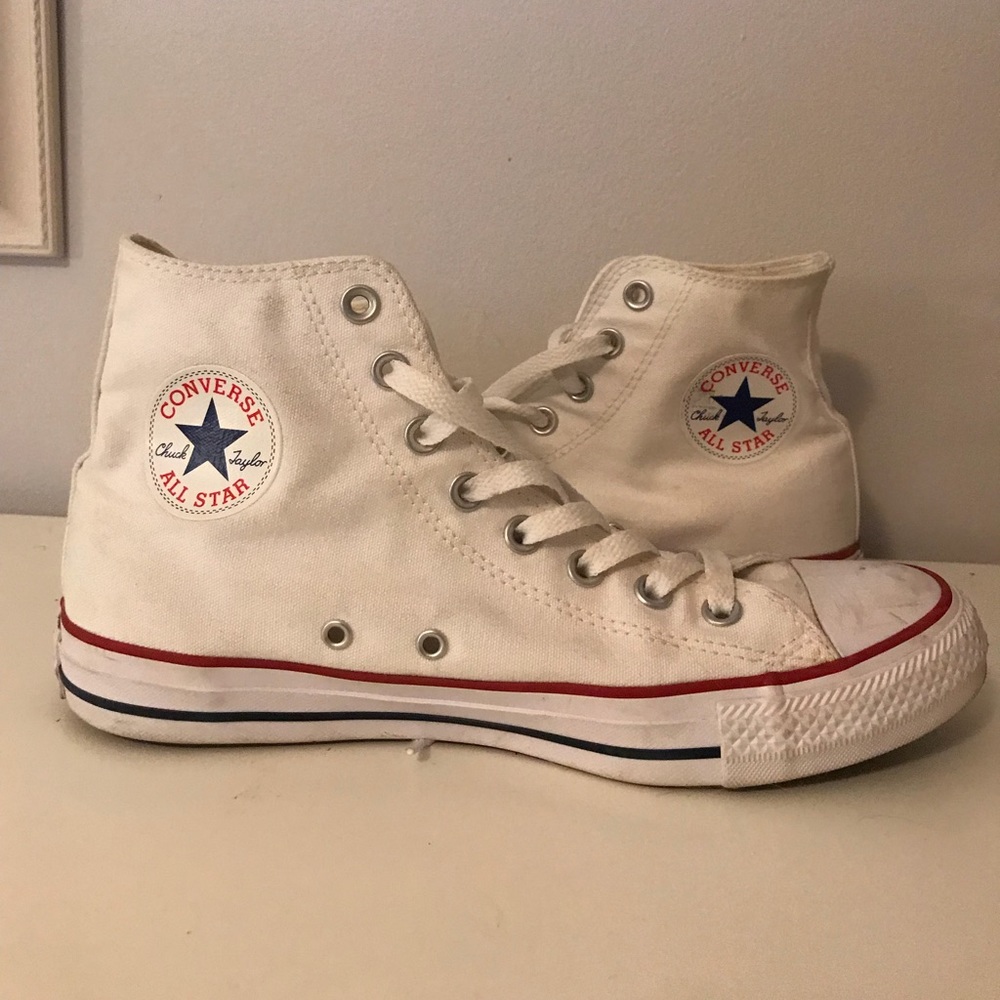 White High Top Converse